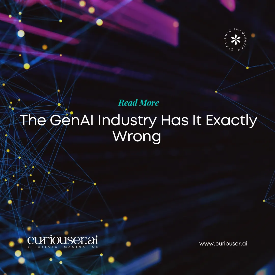 The GenAI Industry Has It Exactly Wrong: Humanity Is the Premium Asset