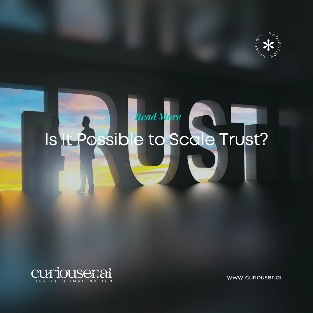 We Know How to Scale Deception. But Is It Possible to Scale Trust?