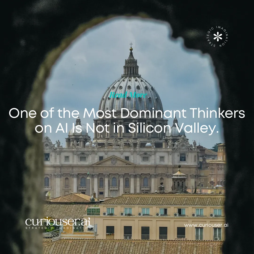 One of the Most Dominant Thinkers on AI Is Not in Silicon Valley.