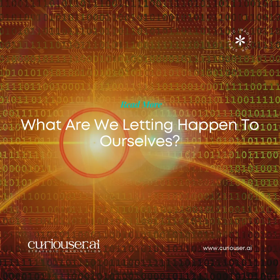 What Are We Letting Happen To Ourselves?