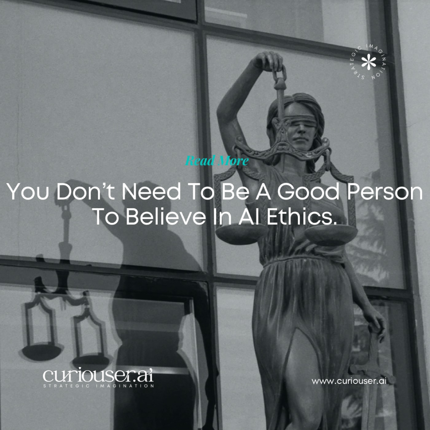 You Don't Need To Be A Good Person To Believe In AI Ethics